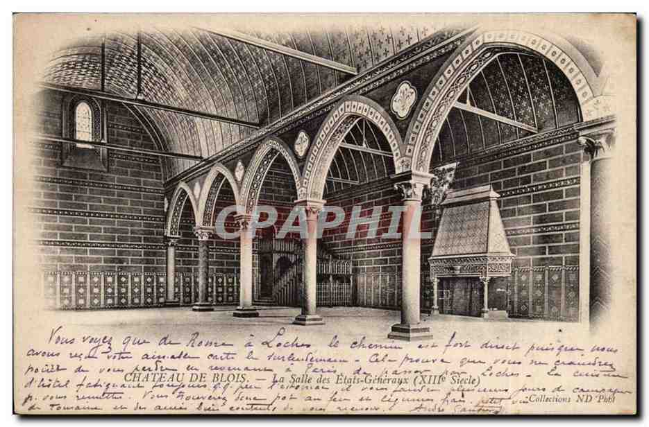 Blois - Le Salle des Etas Generaux XIII siecle - CPA 