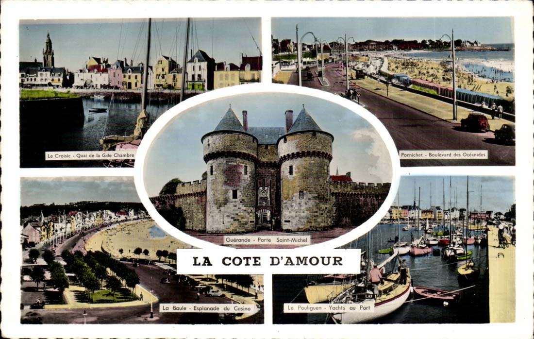 CPM Cote d'amour Le Croisic La Baule Pornichet Pouliguen
