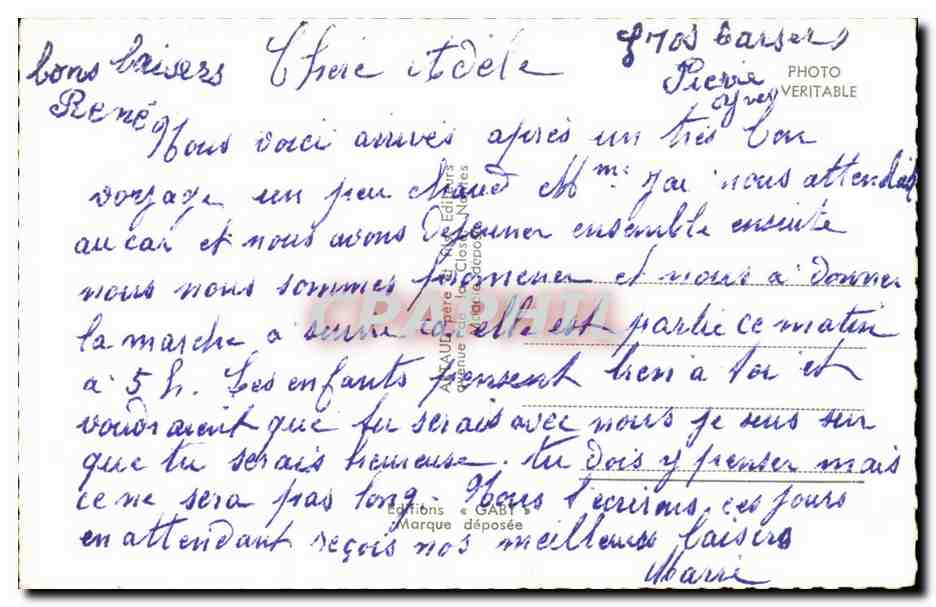 CPM Cote d'amour Le Croisic La Baule Pornichet Pouliguen — Rückseite