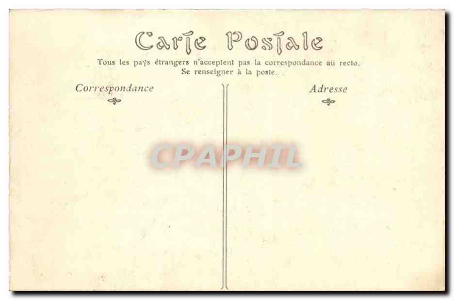 CPA Blois Le chateau Aile Francois 1er Soubassement du grand escalier — Verso