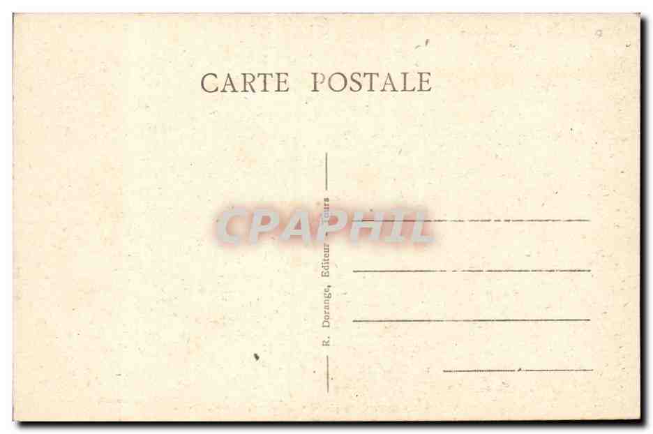 CPA Blois Le chateau Escalier Francois 1er — Rückseite