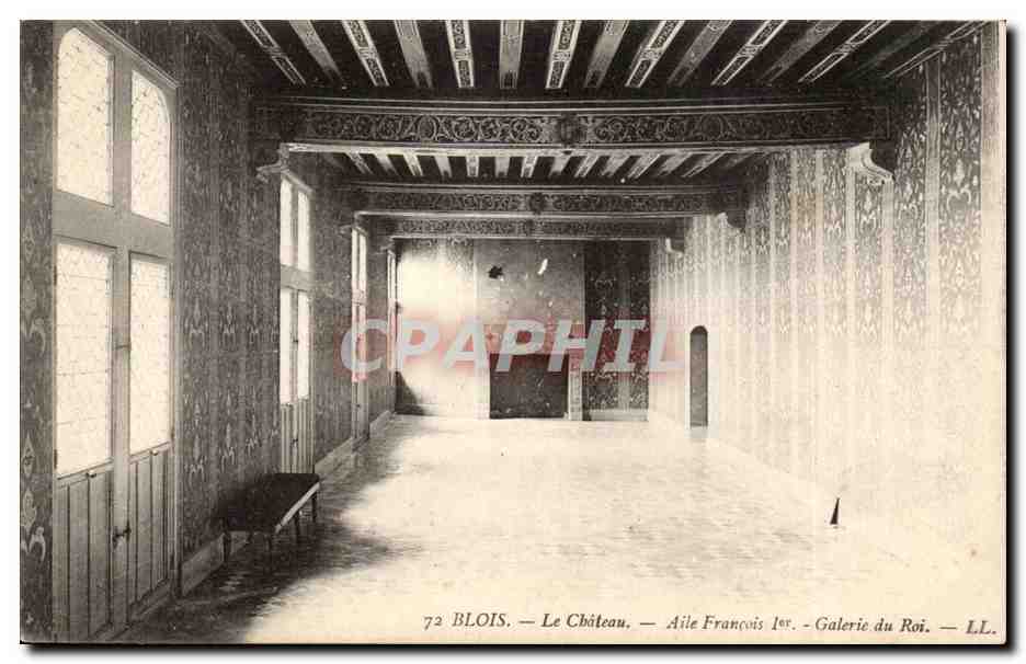 CPA Blois Le chateau Aile Francois 1er Galerie du roi