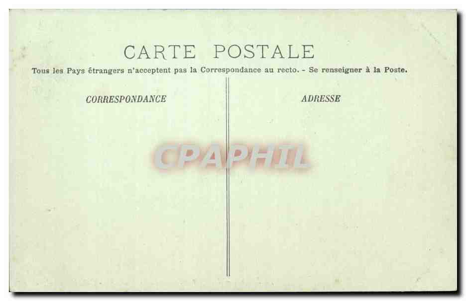 CPA Blois Le chateau Aile Francois 1er Galerie du roi — Rückseite
