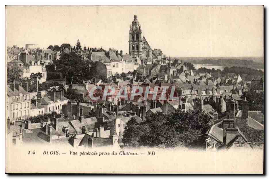 CPA Blois Vue generale prise du chateau
