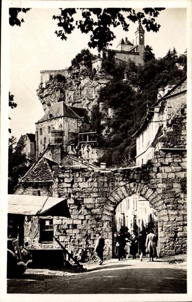 Rocamadour (Lot) — Porte du Figuler — Édition Jourdan, Limoges