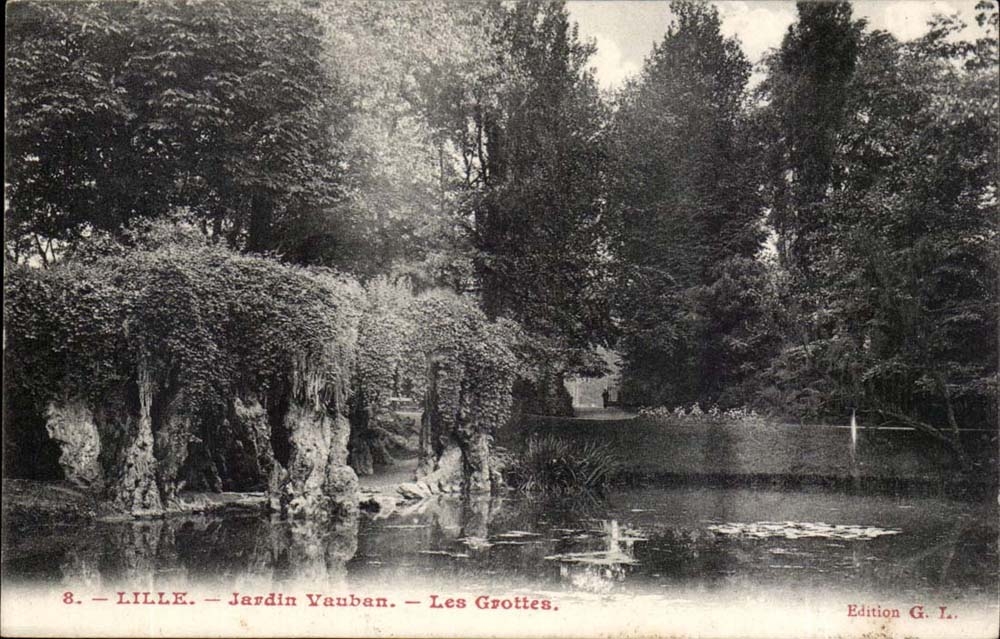 Lille - Jardin Vauban - Les Grottes — Edition G.L.