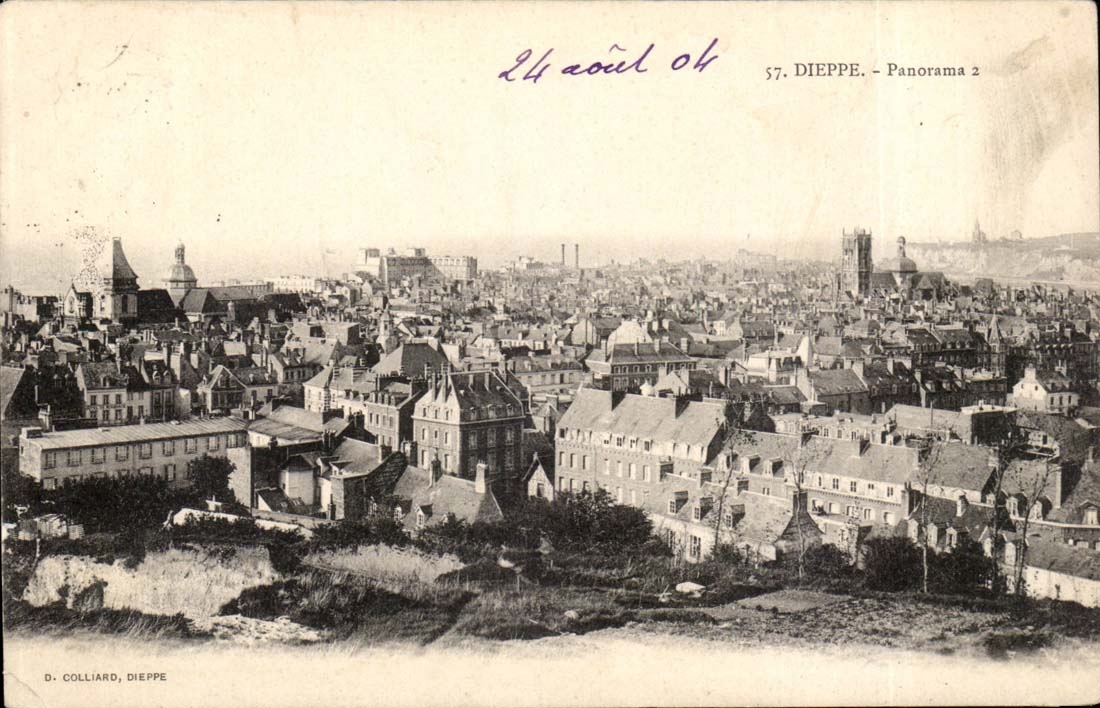 Dieppe - Panorama - CPA 
