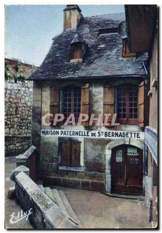 Lourdes - Maison Paternelle de Sainte Benadette Soubirous - CPA 