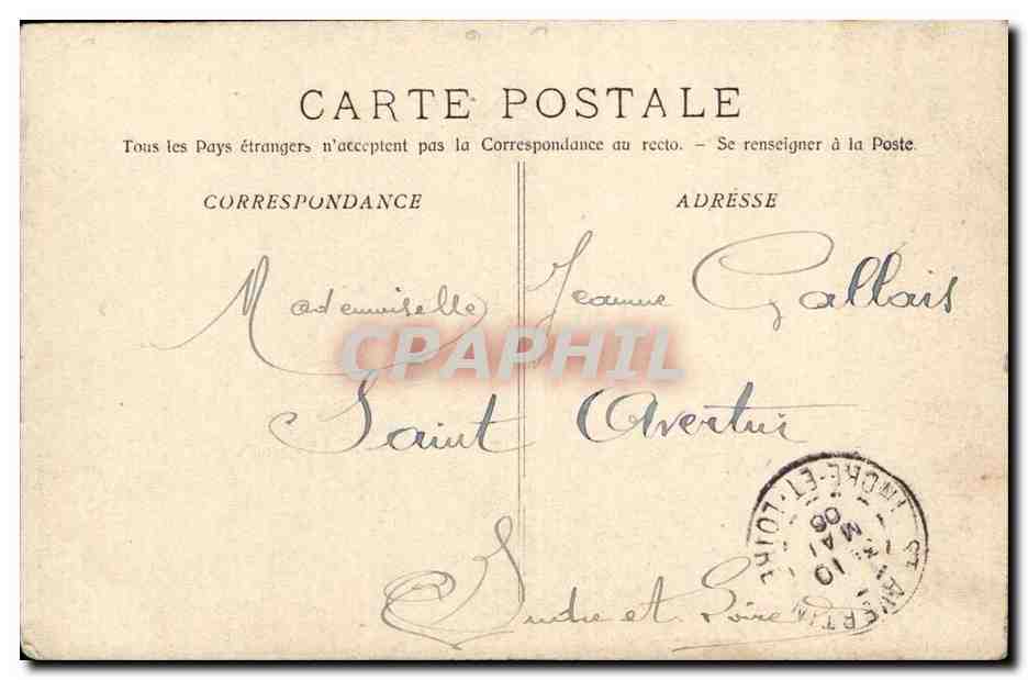 Sainte Baume - Sainte Madeleine - CPA  — Verso