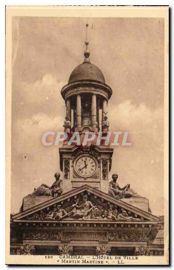 CAmbrai CPA Hotel de ville Martin Martine
