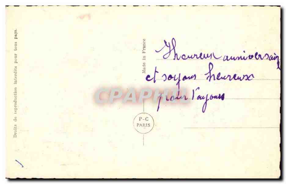 CPA FAntaisie a toi seul Femme — Rückseite