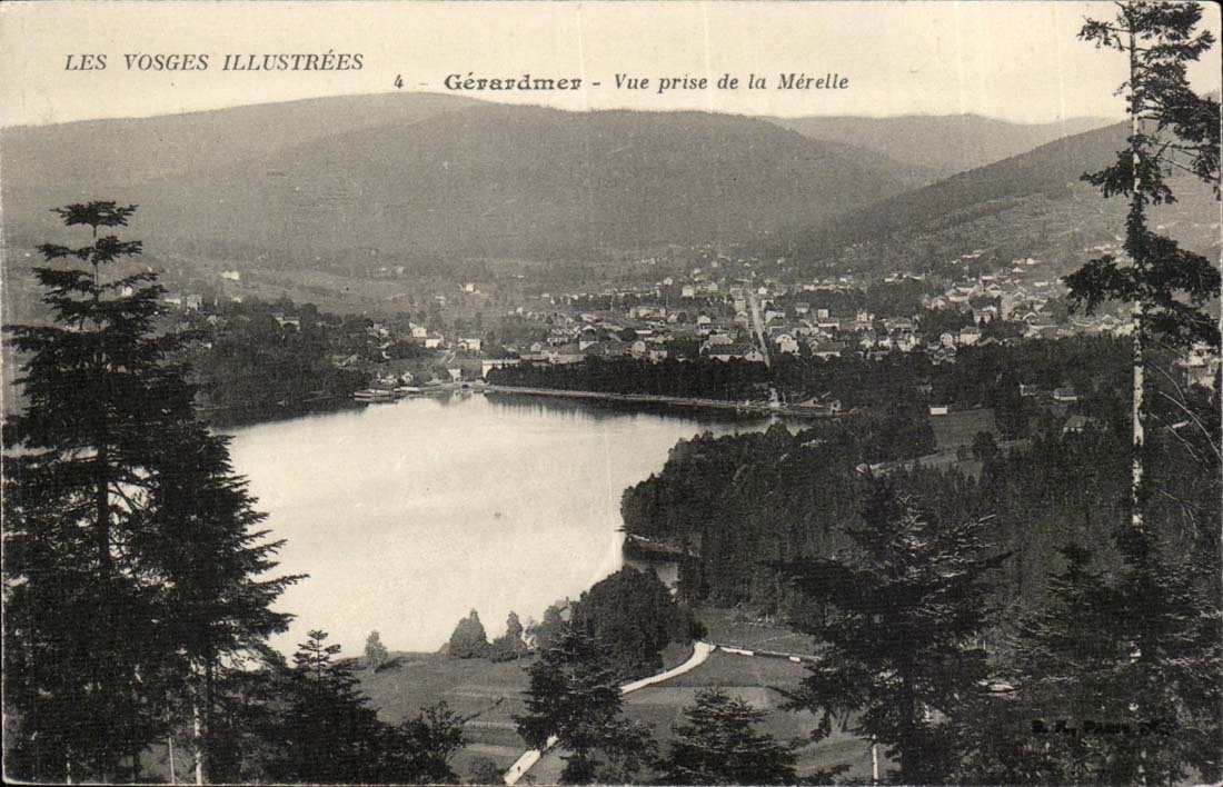 Vosges Gerardmer CPA Vue prise de la Merelle