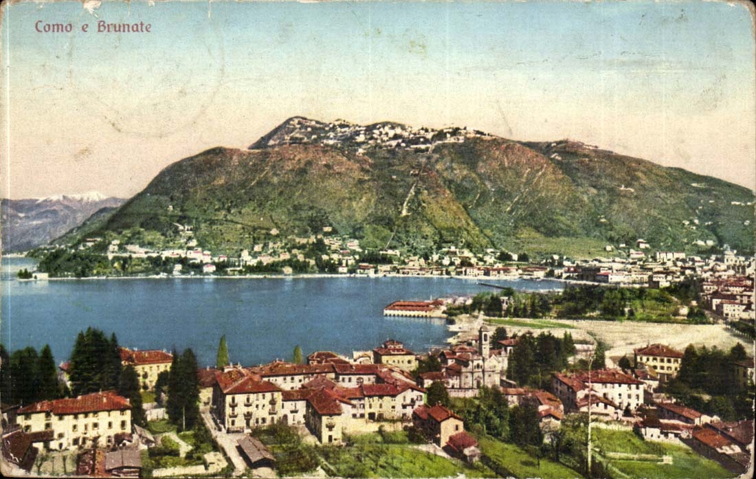 Italie CPA Como e Brunate