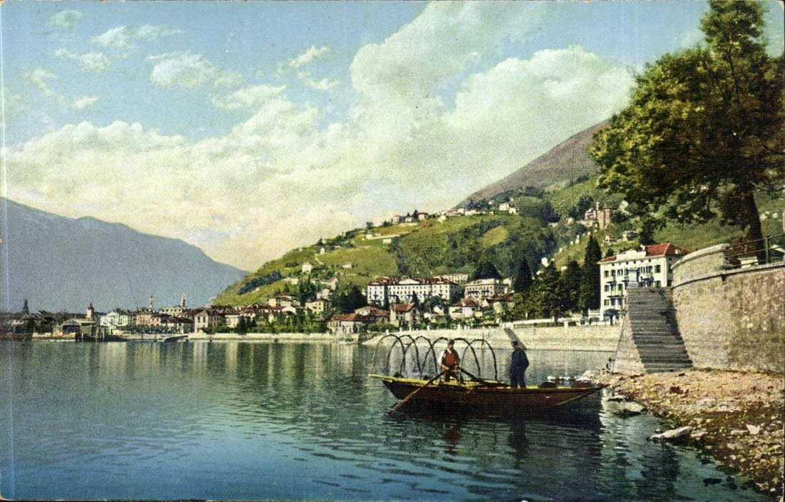 Suisse Locarno CPA Vedata dal lago