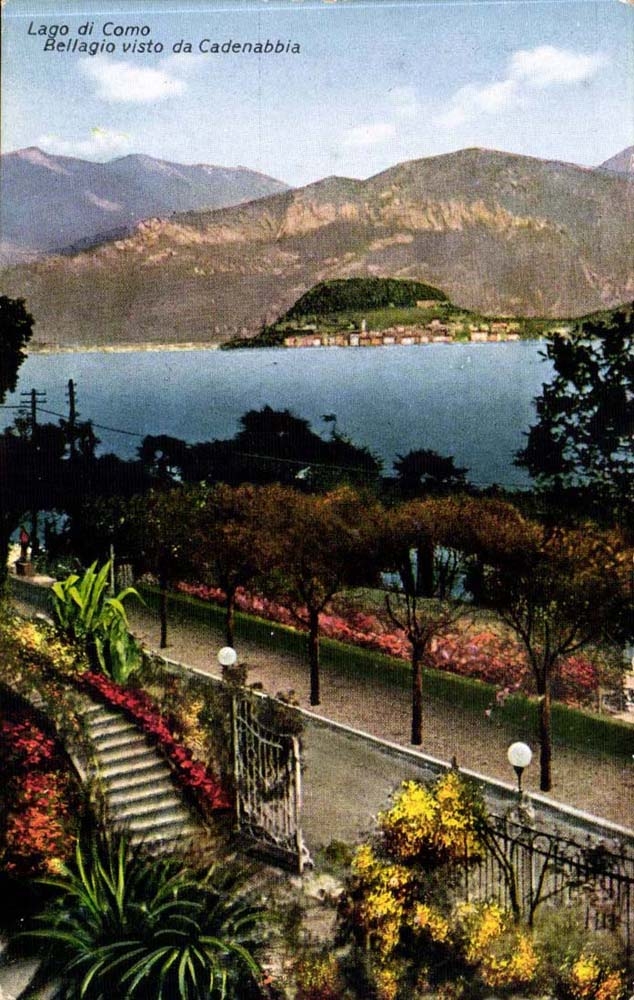 Suisse Lago du Como CPA Bellagio visto da Cadenabbia