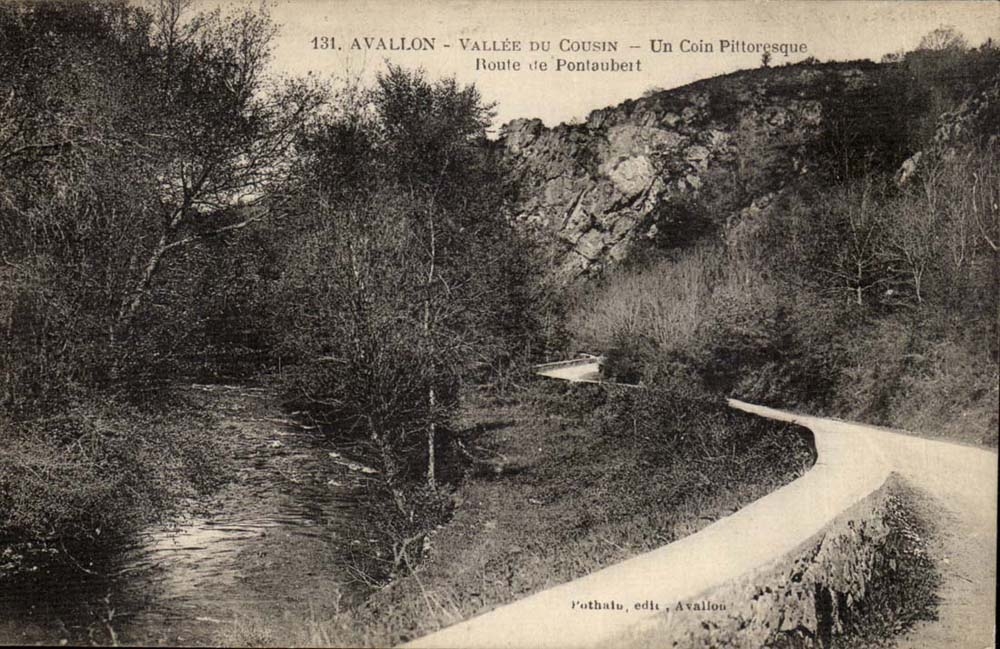 Avallon - Vallée du Cousin — Un Coin Pittoresque — P'othalu, édit. Avallon