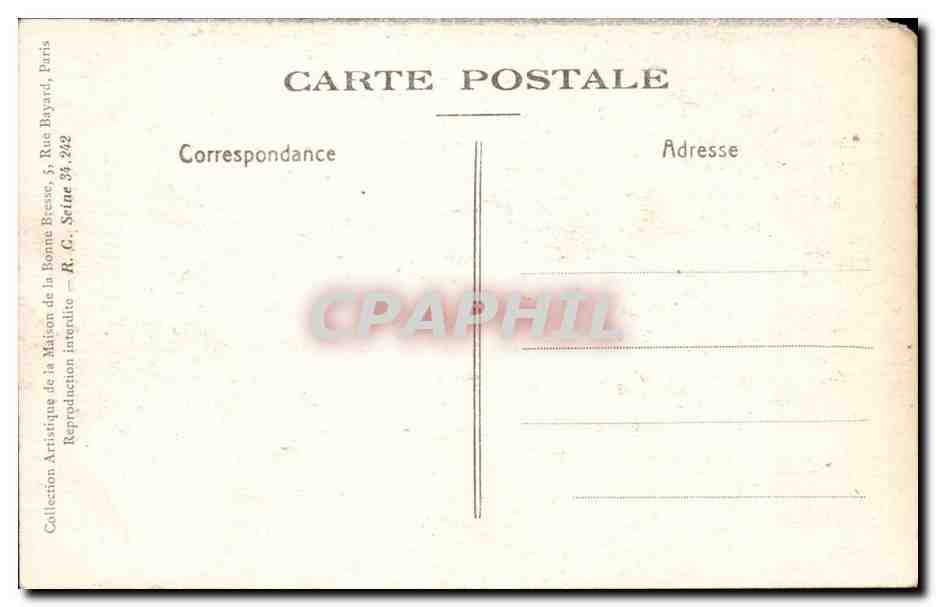 Lourdes CPA Souvenirs et sites Les fontaines miraculeuses — Verso