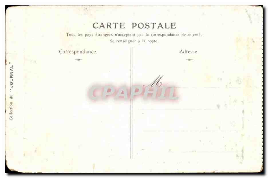 CPA Musee du Louvre Courbet La remise des chevreuils — Verso