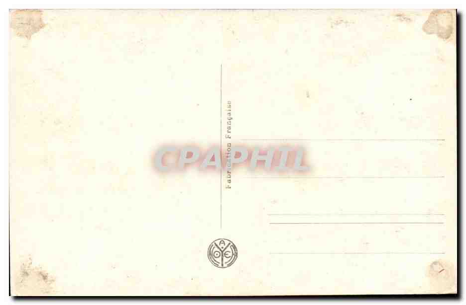CPA Musee du Louvre Chardin La Benedicte — Verso