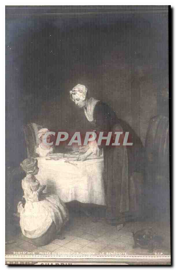 Bordeaux - Musée du Château - J.B. Chardin - Le Bénédicite