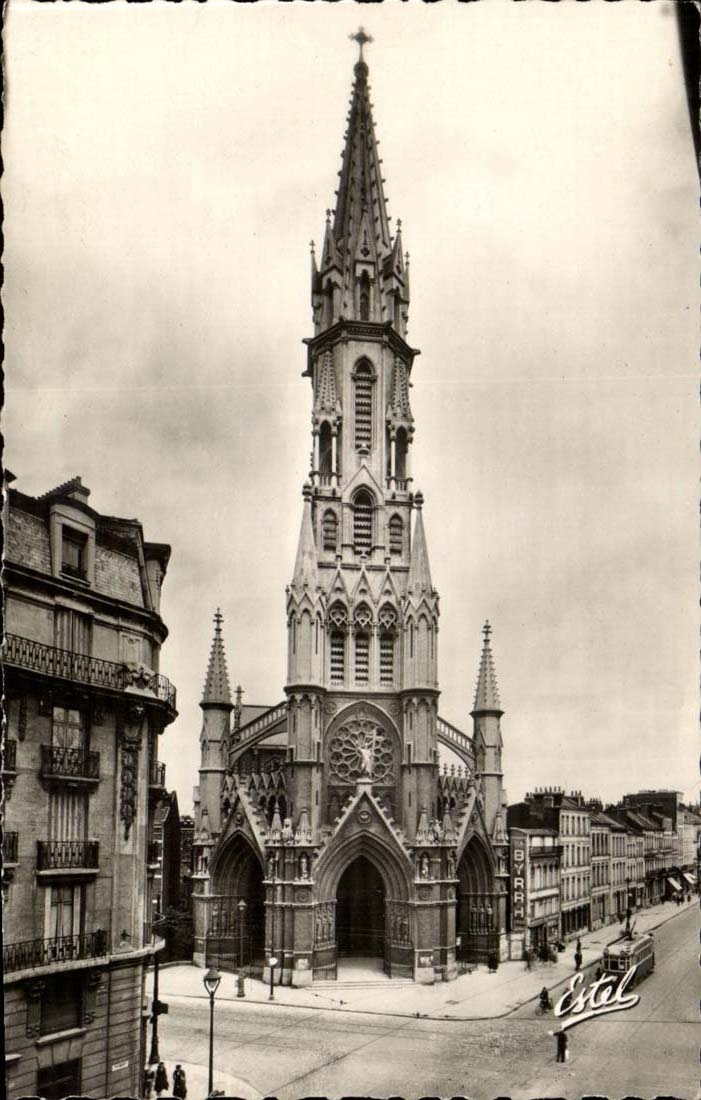 Lille CPA Eglise du SAcre Coeur 