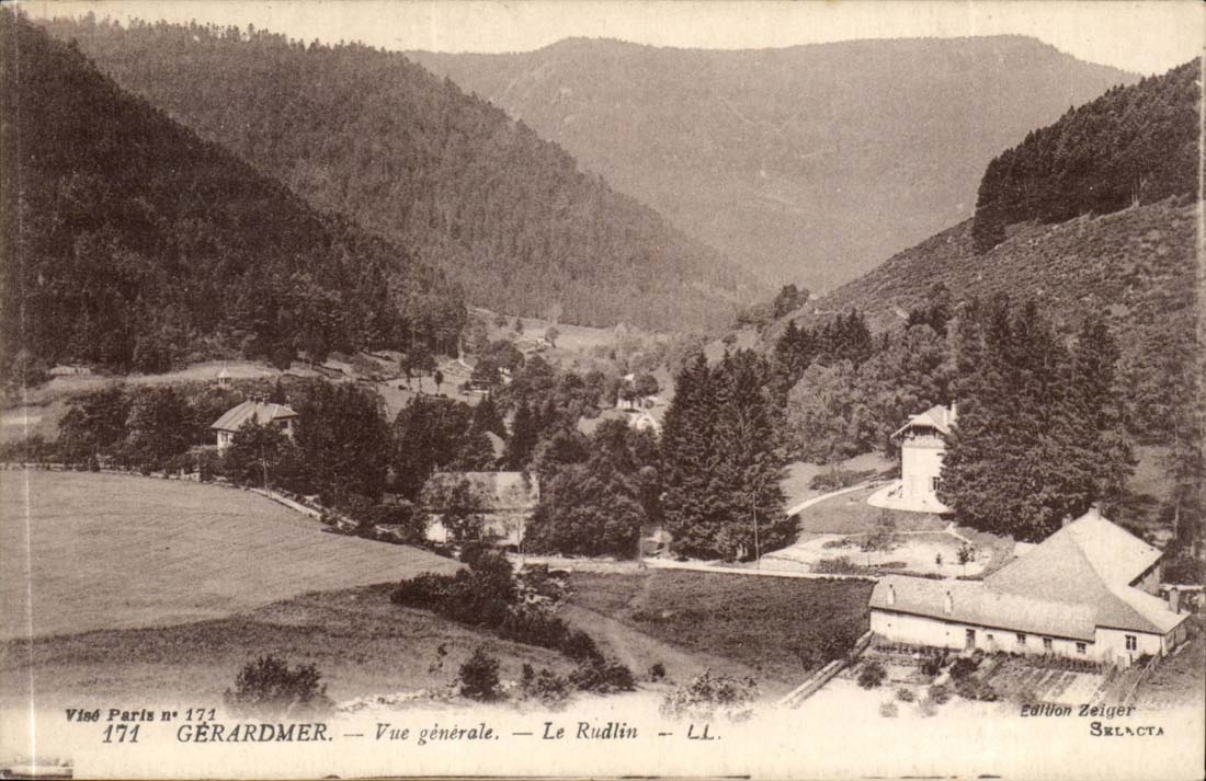 CPA Gerardmer Vue generale Le Rudlin