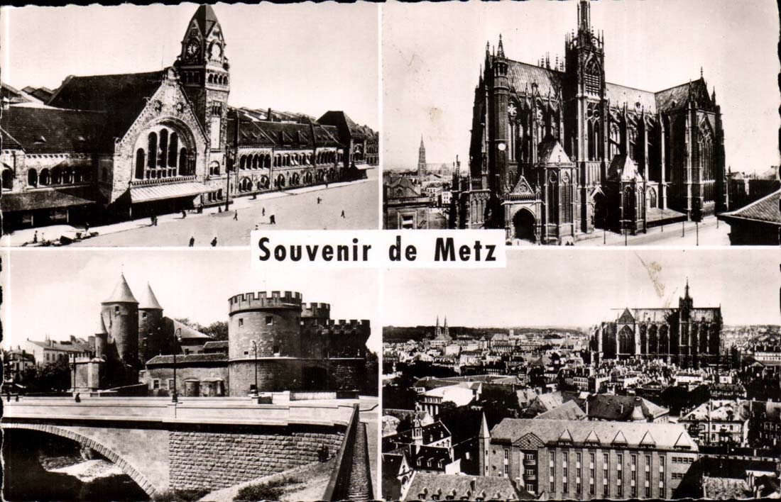 Metz — Souvenir de Metz — Éditeur non identifié, n° de série non visible