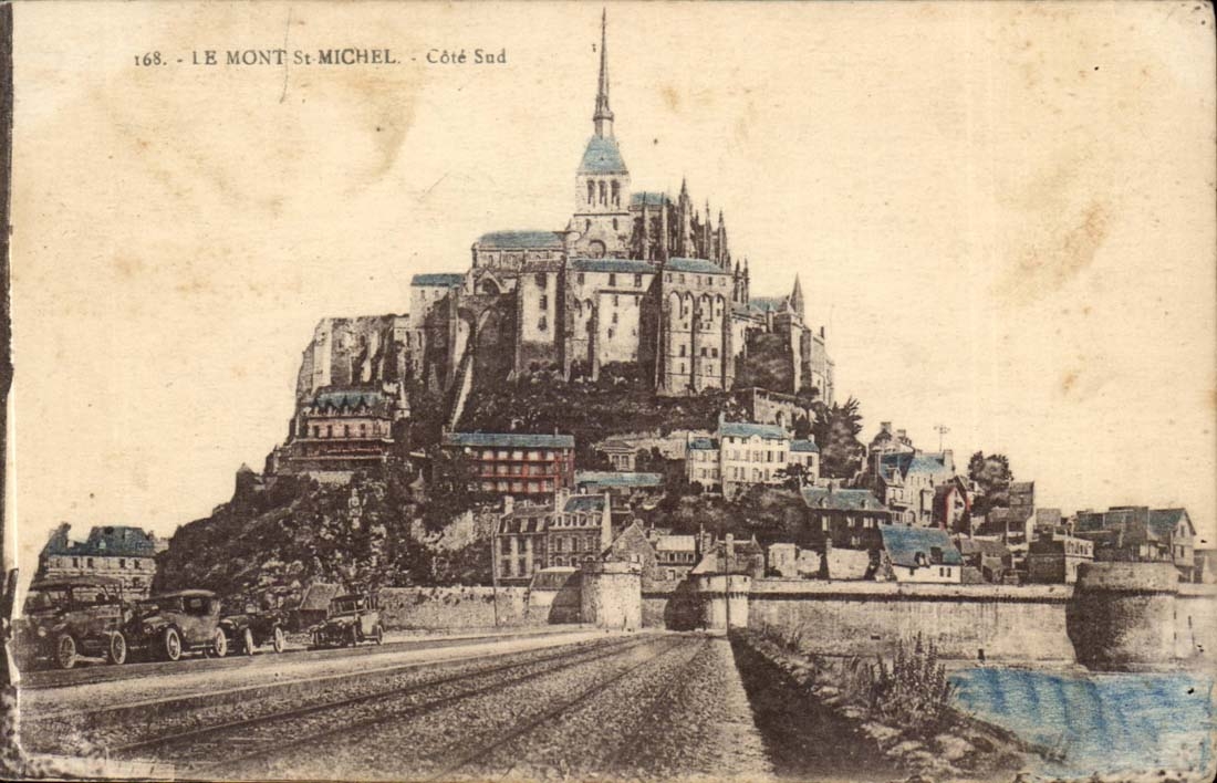 Le mont Saint michel CPA Cote sud