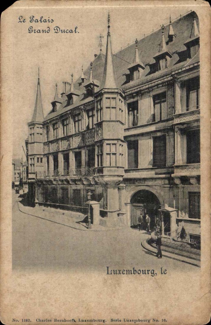Luxembourg CPA Le palais grand ducal