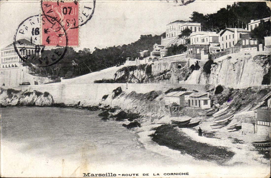 Marseille cPA Route de la corniche