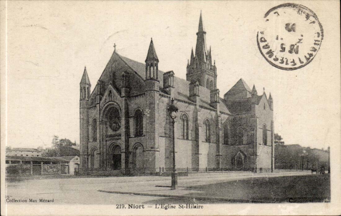 Niort — L'Église Saint-Hilaire — Collection Max Ménard, n°219
