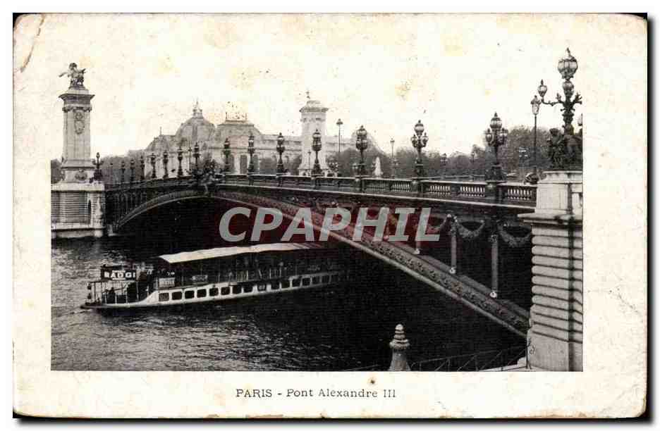 Paris CPa Pont Alexandre III