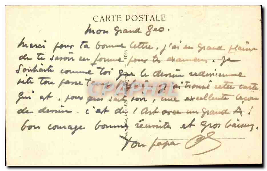 CPA Jean Gossaert Portrait de Jean Carondelet chancelier perpetuel de Flande Louvre — Verso