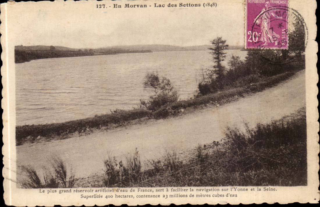 Lac des Settons - En Morvan — (1848) — Verlag nicht sichtbar