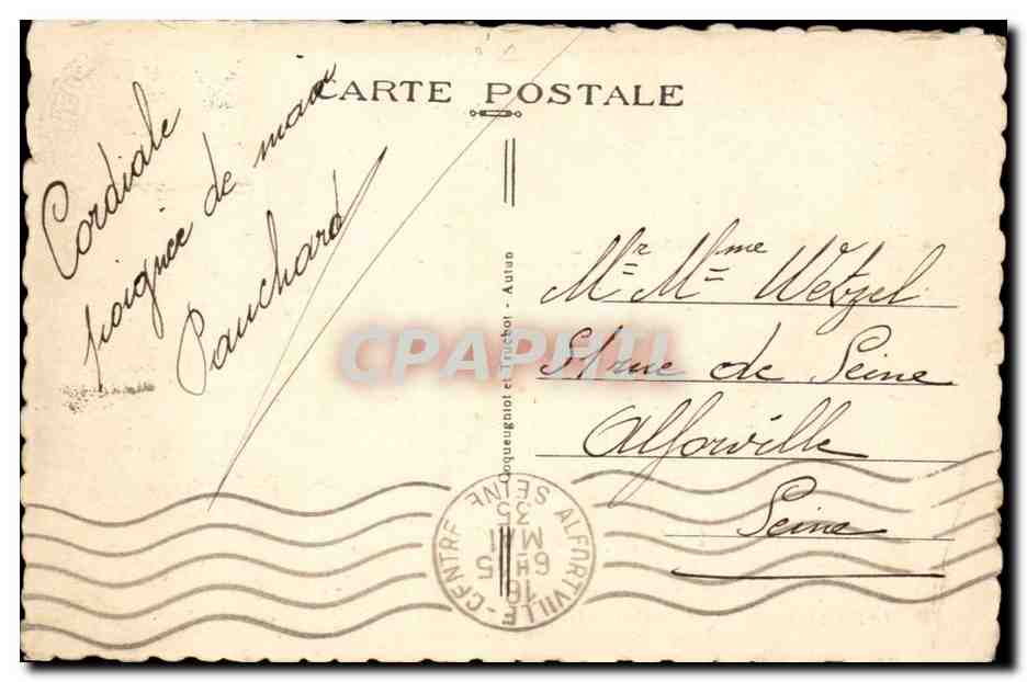 Lac des Settons - En Morvan — (1848) — Verlag nicht sichtbar — Rückseite
