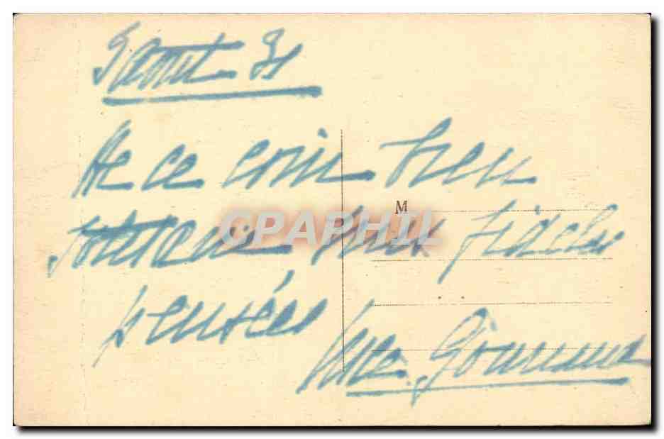 Pougues les Eaux CPA Un coin du parc — Rückseite