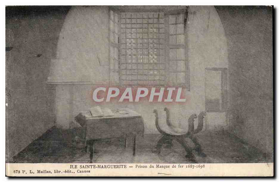 Ile Sainte Marguerite Prison de Masque de fer 1687 1698