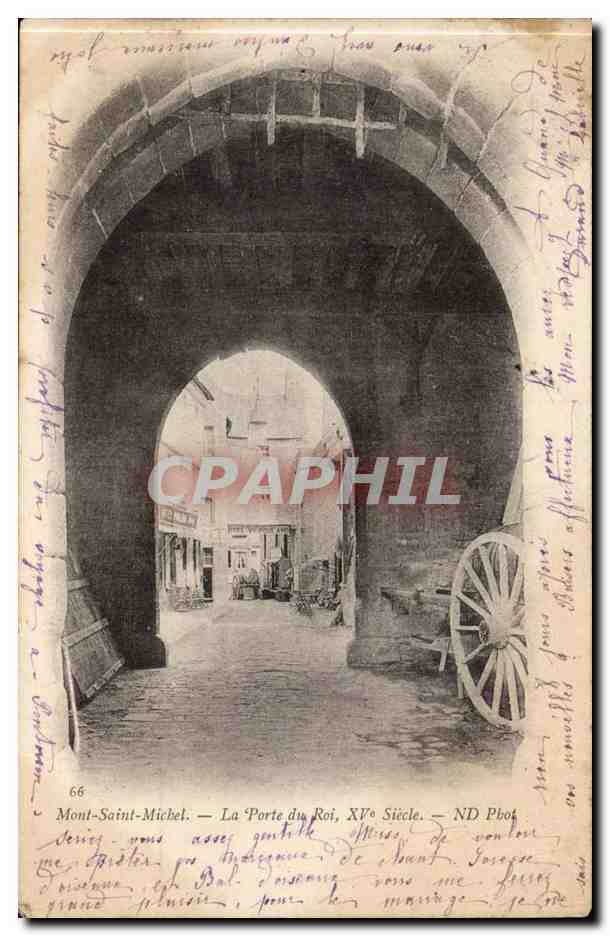 Mont-Saint-Michel — La Porte du Roi, XVème siècle — ND Pbot