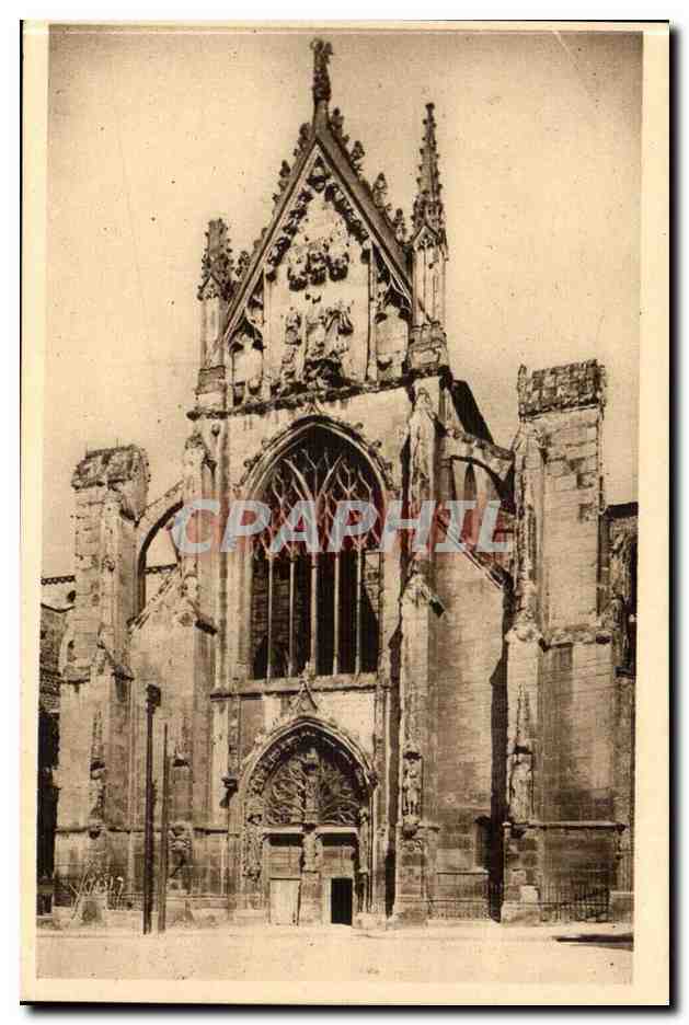L'Église Saint-Rémi à Reims — Face Sud-Ouest — Éditions d'Art YVC, Paris