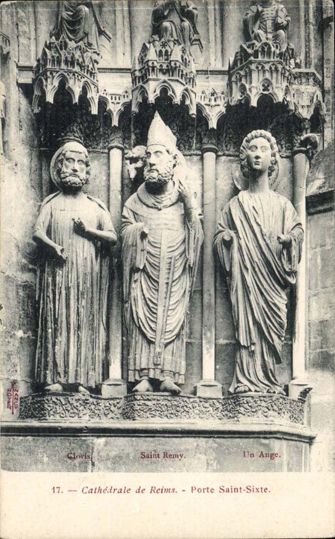 Reims CPA Cathedrale Porte Saint Sixte