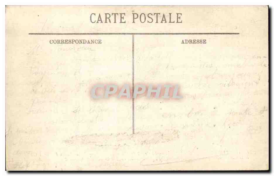 Reims — Détails des destructions après le bombardement allemand — Cliché M. Lavergne, Reims — Achterkant