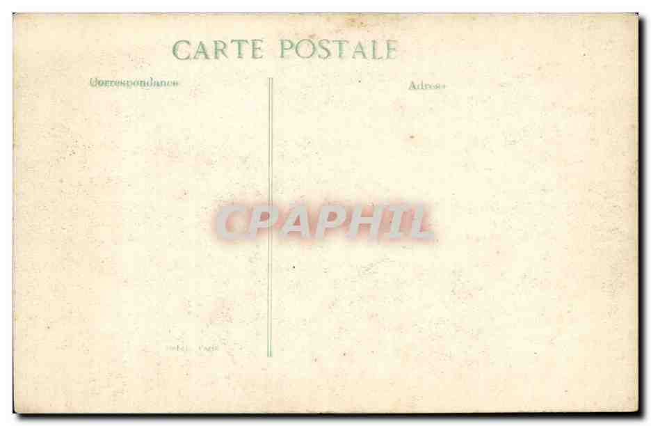 Reims CPA Guerre de 1914 la cathedrale apres la bombardement — Verso