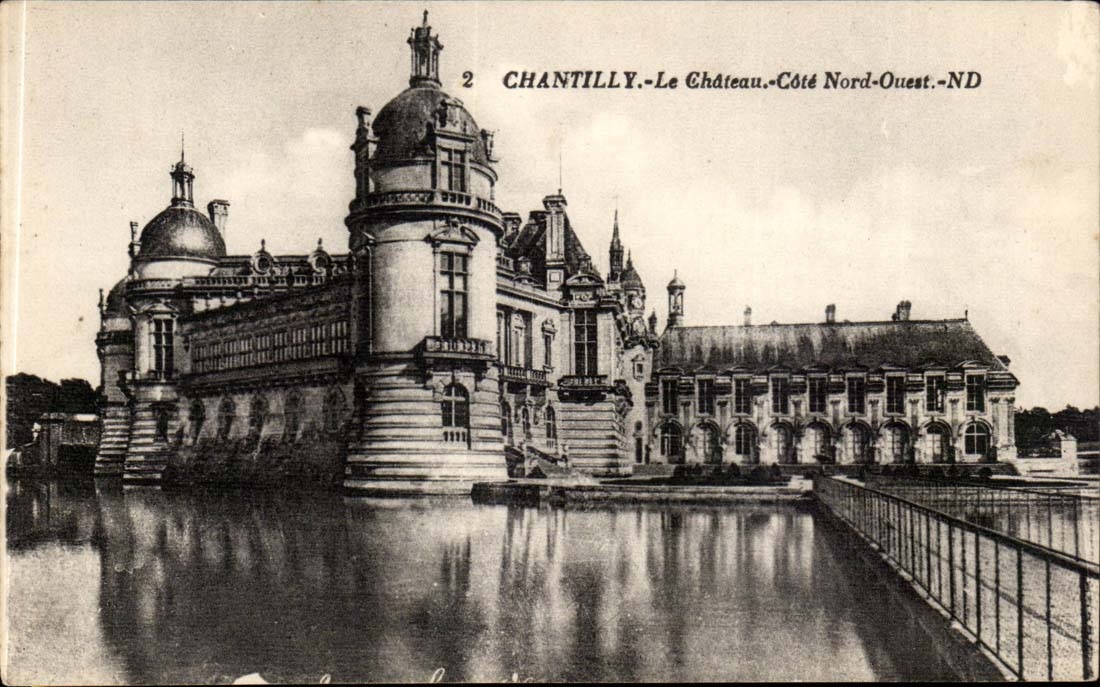 Chantilly — Le Château — Côté Nord-Ouest — ND
