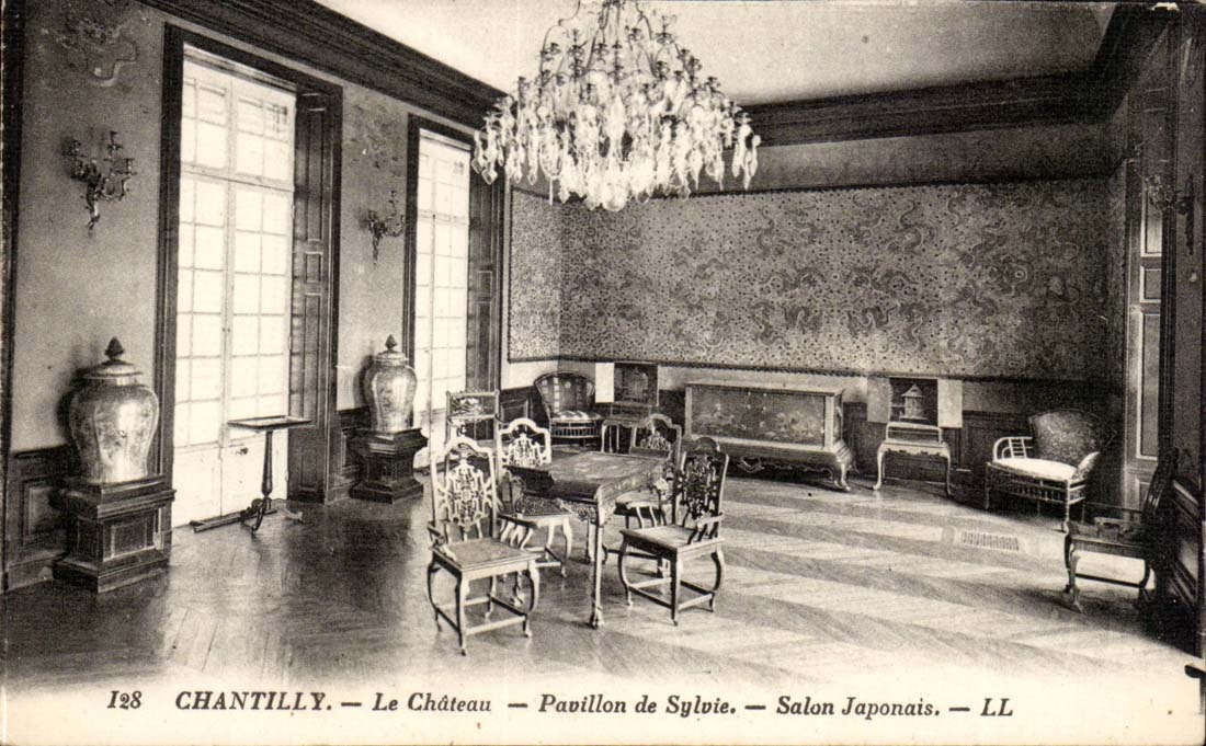 Chantilly — Le Château — Pavillon de Sylvie — Salon Japonais — LL