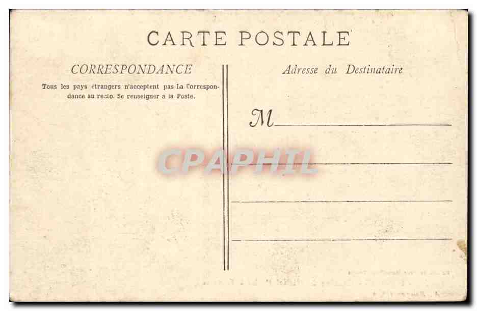 Toulon CPA Chateau de Michel pacha a Tamaris — Rückseite