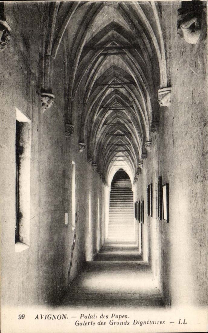 Avignon — Palais des Papes. Galerie des Grands Dignitaires — L.L.