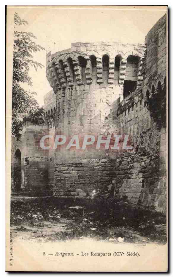 Avignon CPA Les remparts