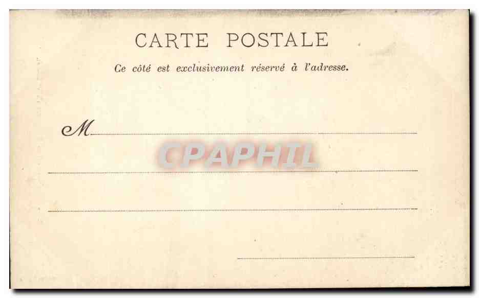 Avignon CPA Les remparts — Verso
