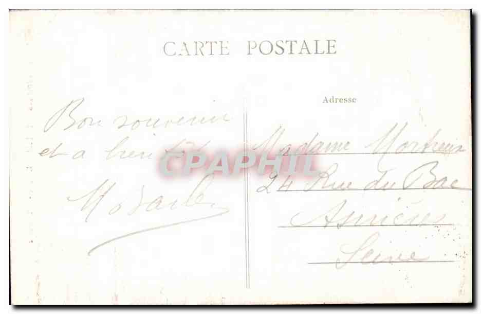 Limoges CPA Le pont St Etienne L'abbesaille — Rückseite