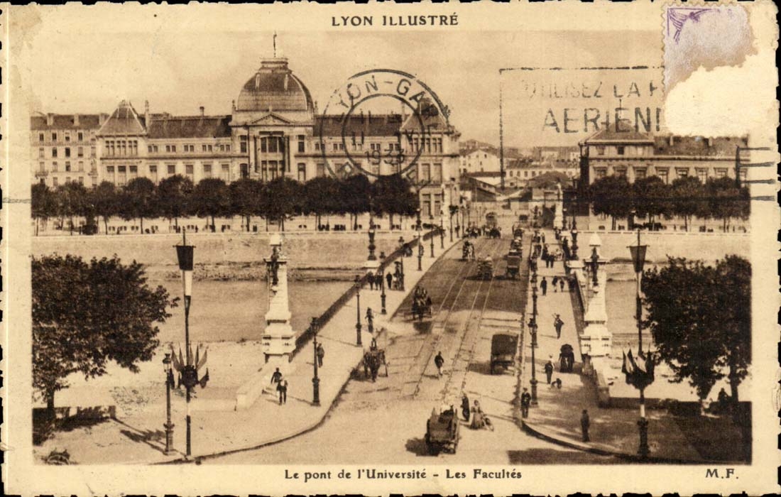 Lyon CPA Le pont de l'universite Les facultes